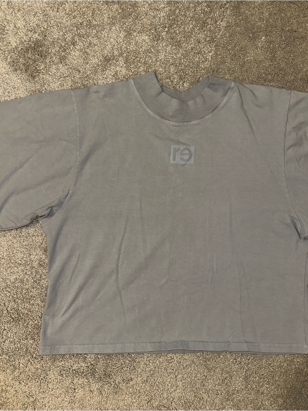 Gray Crewneck Workout Tee